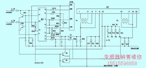 圖7 電流電壓檢出板電路