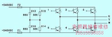 圖6 6SE701G變頻器主電路圖
